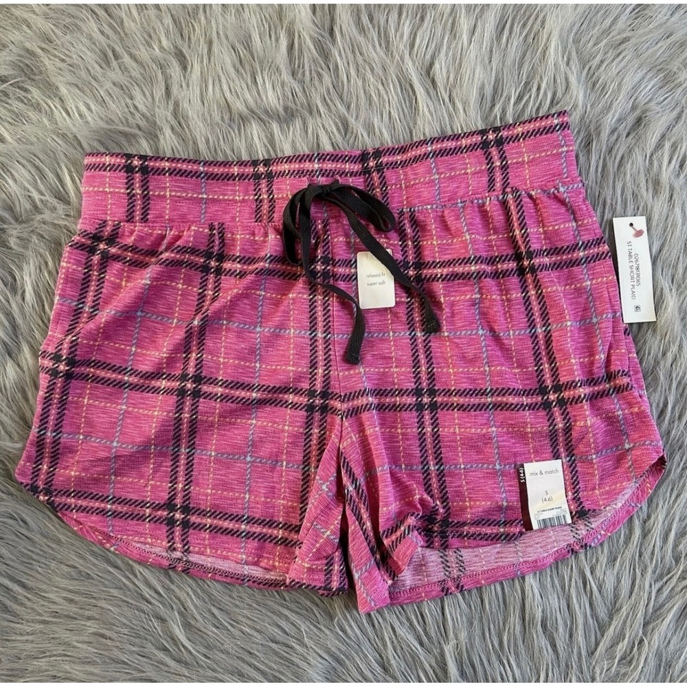 Secret Treasures Pajama Shorts Womens Size Small (4-6) Pink Soft Pajamas Pockets